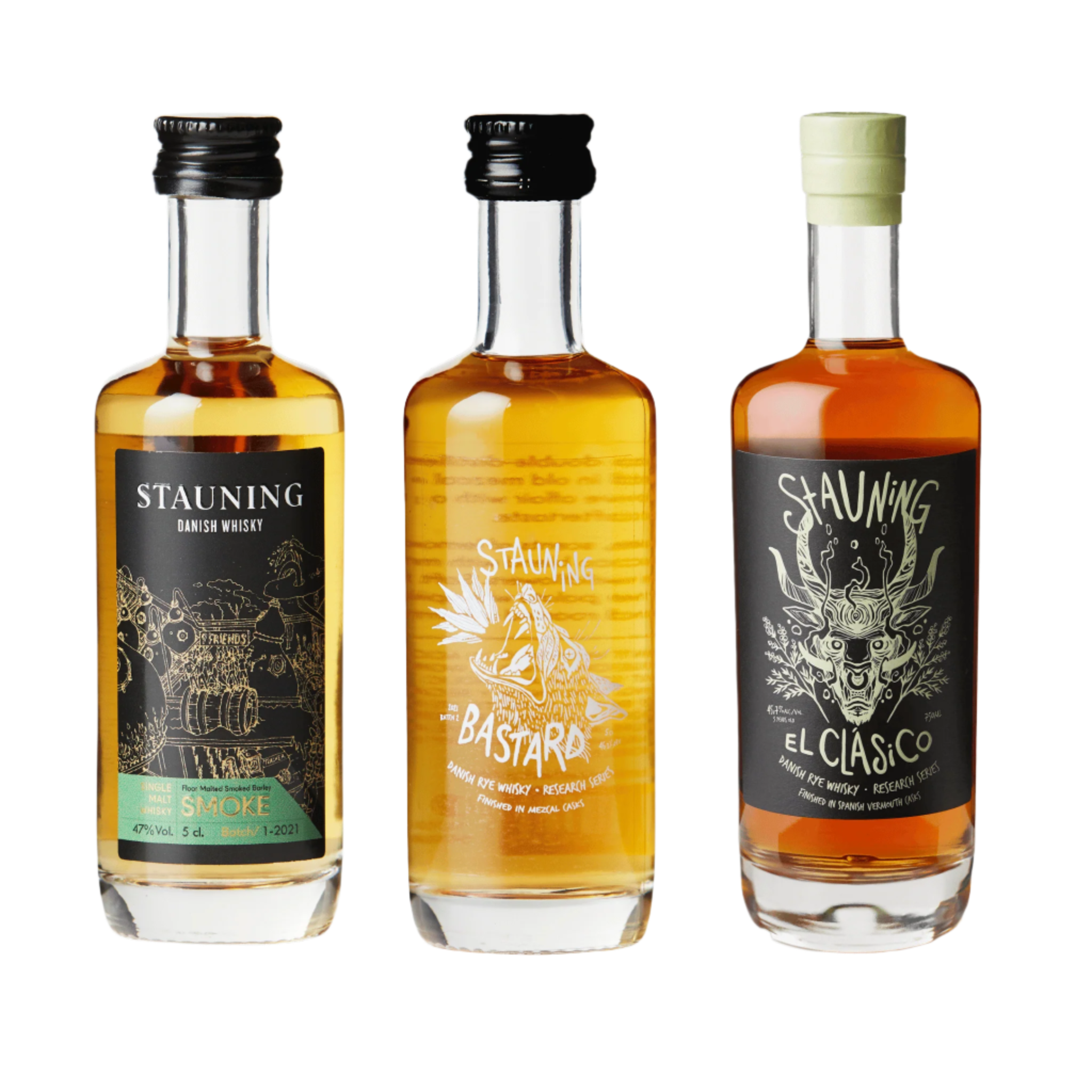 Stauning Tasting-Set – Drei kleine Flaschen, ein großes Whiskyerlebnis