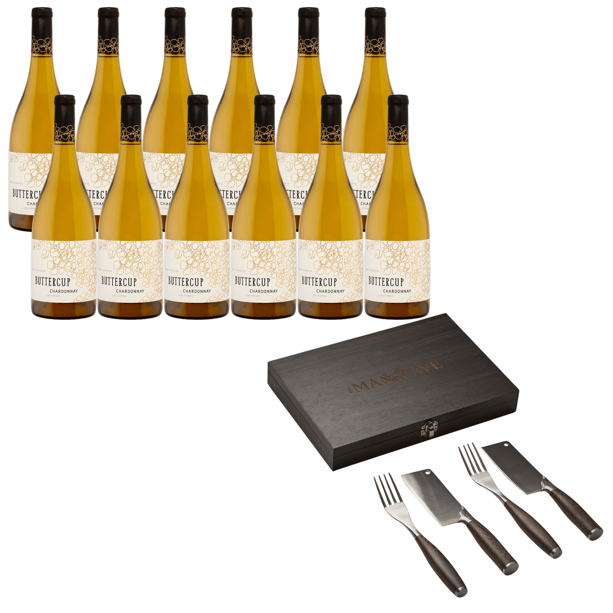 Buttercup Chardonnay 12er-Paket inkl. Geschenk