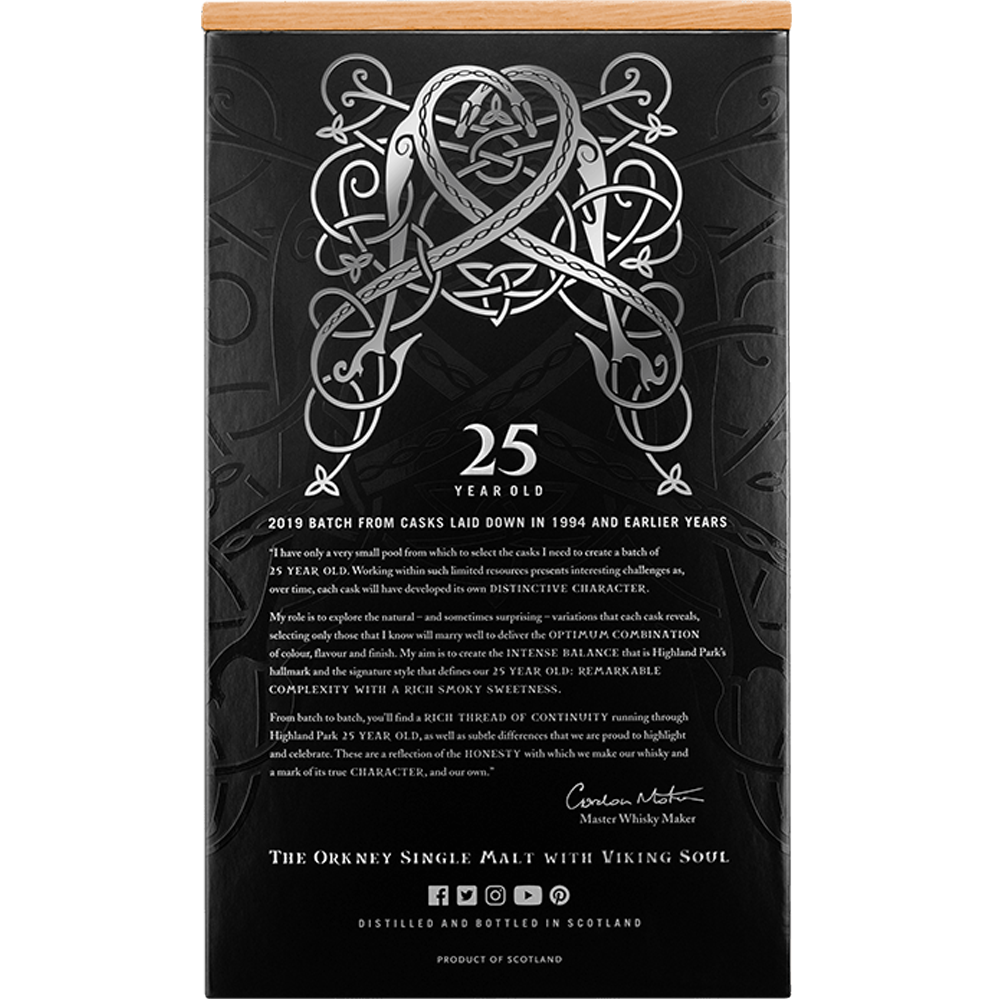Highland Park 25 Years Old - August 2019 Release