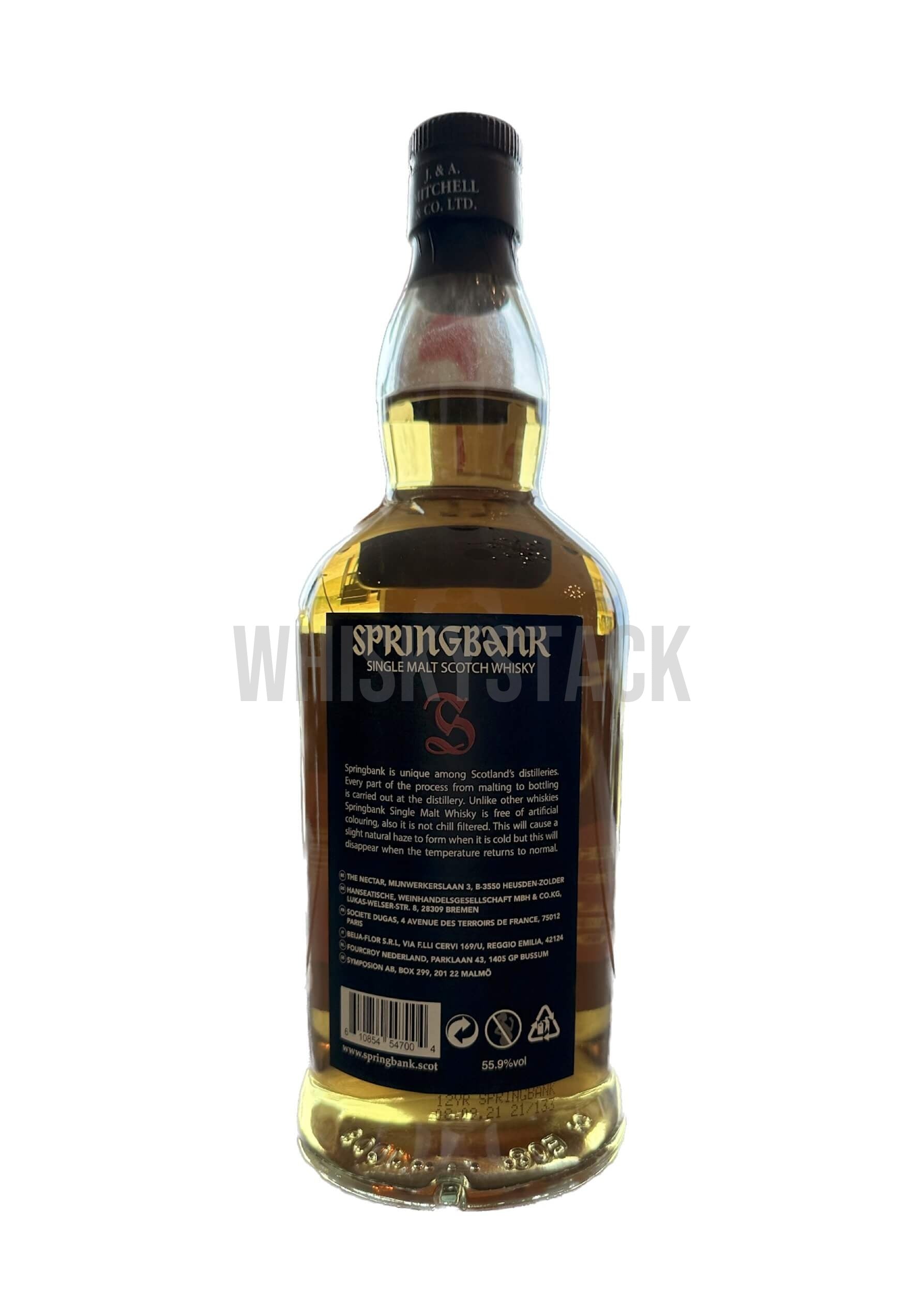 Springbank 12 Year Old Cask strength 2021