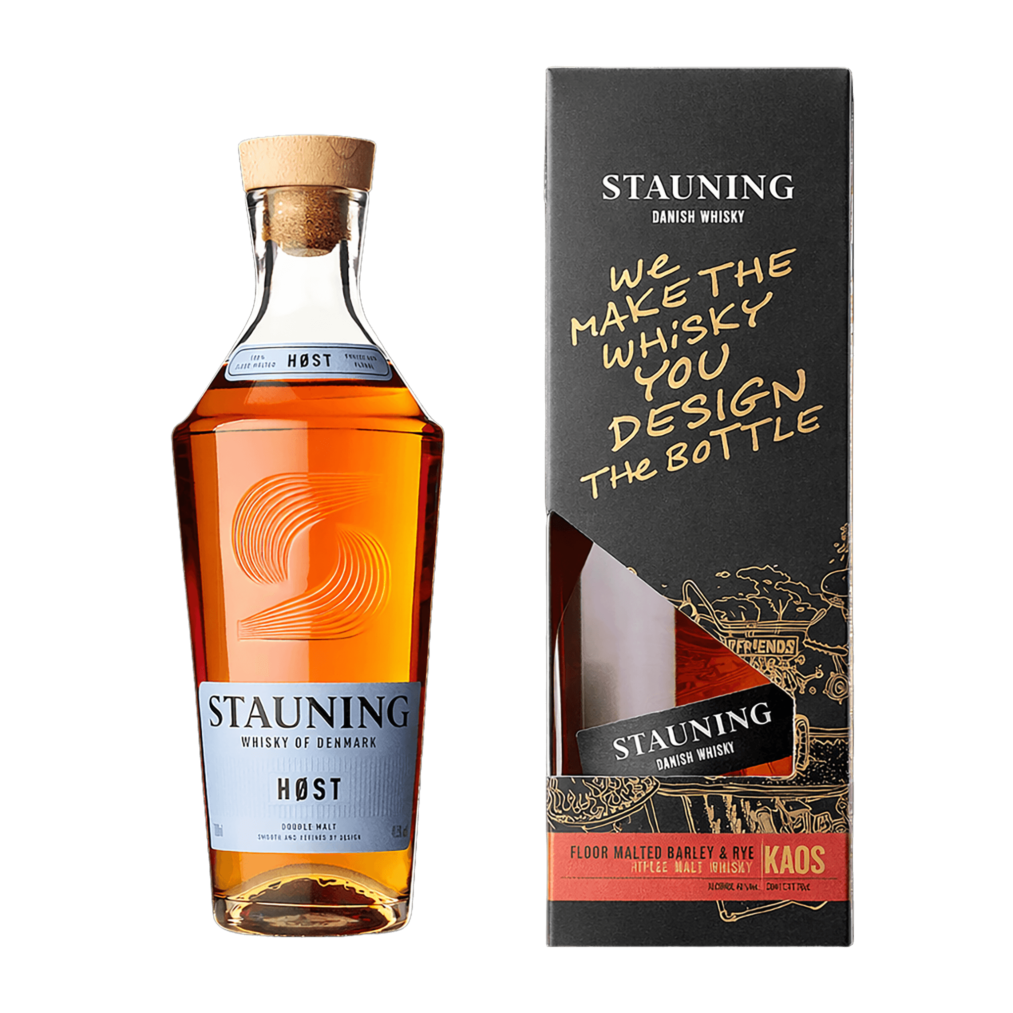 Stauning Whisky Set: KAOS & HØST in Design Edition