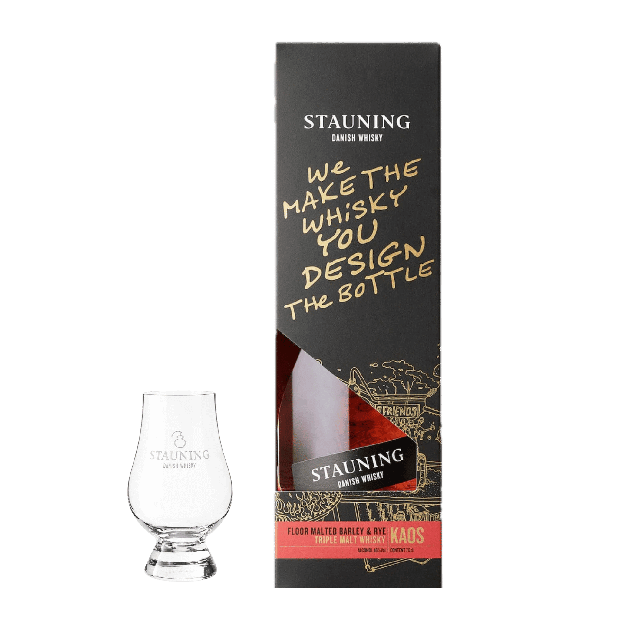 Stauning KAOS Design Edition med Gratis Whiskyglas