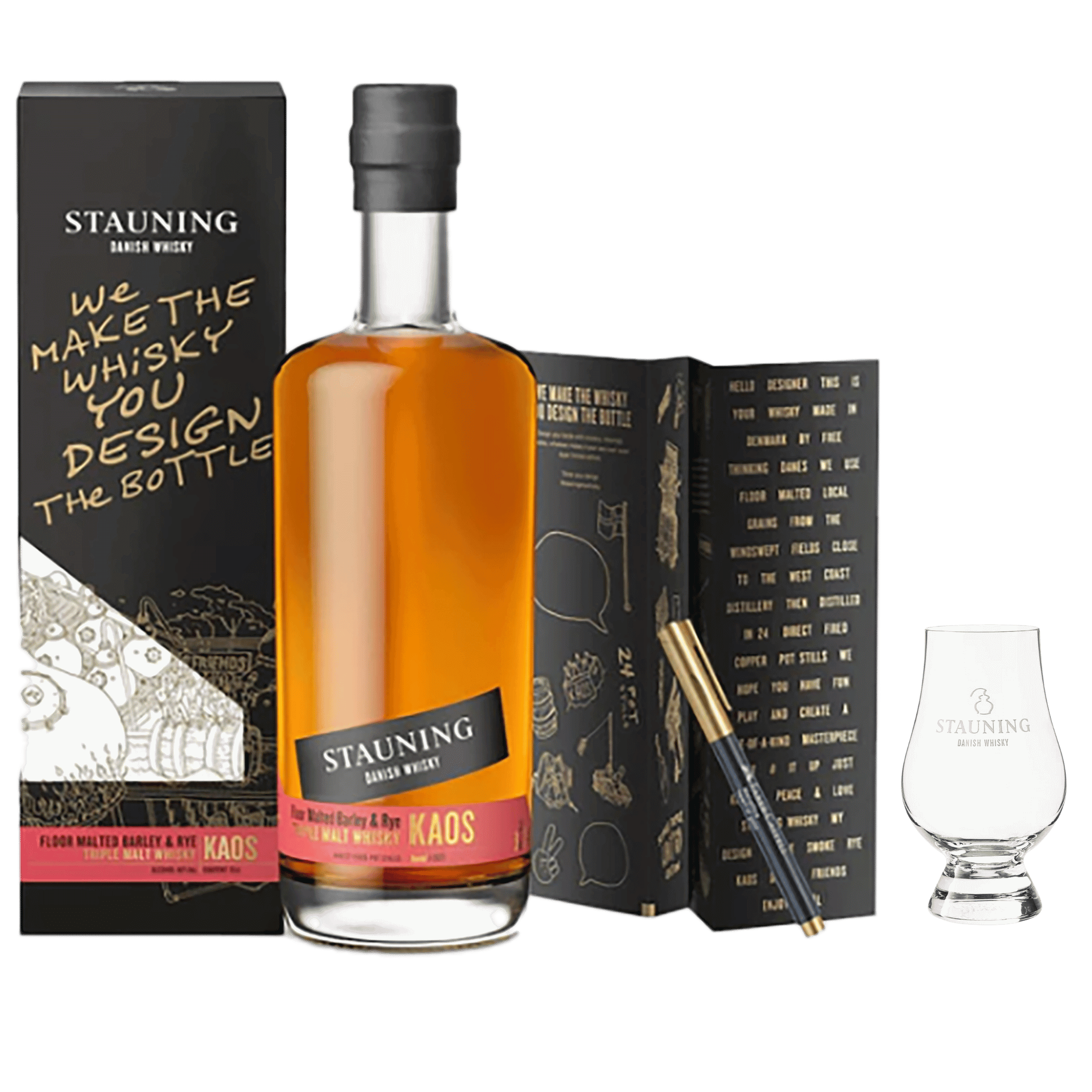 Stauning KAOS Design Edition med Gratis Whiskyglas