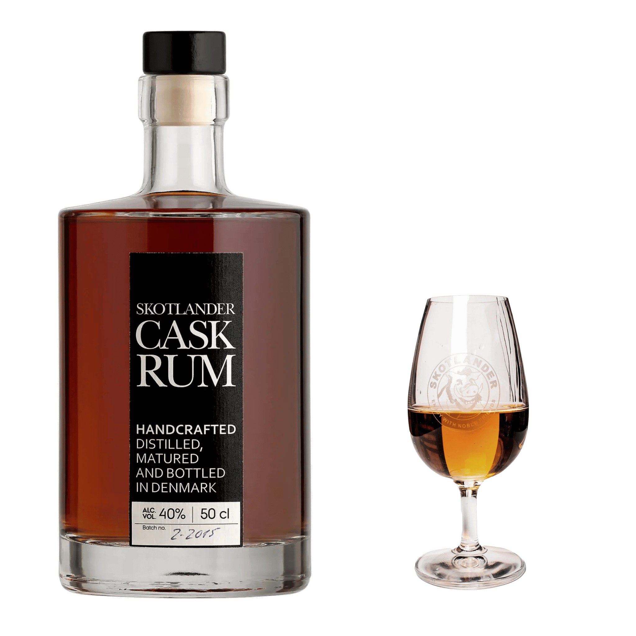 Skotlander Rum Cask Set mit Glas – Limitiert & exklusiv
