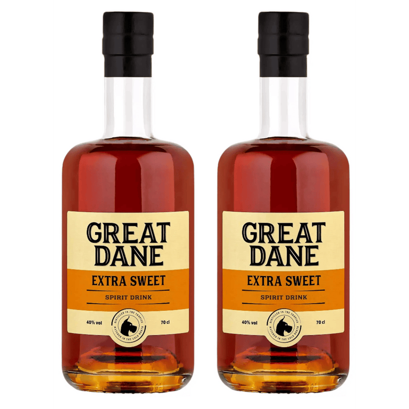 Great Dane Extra Sweet – Pack med 2 Flasker af Dansk Premium Rom