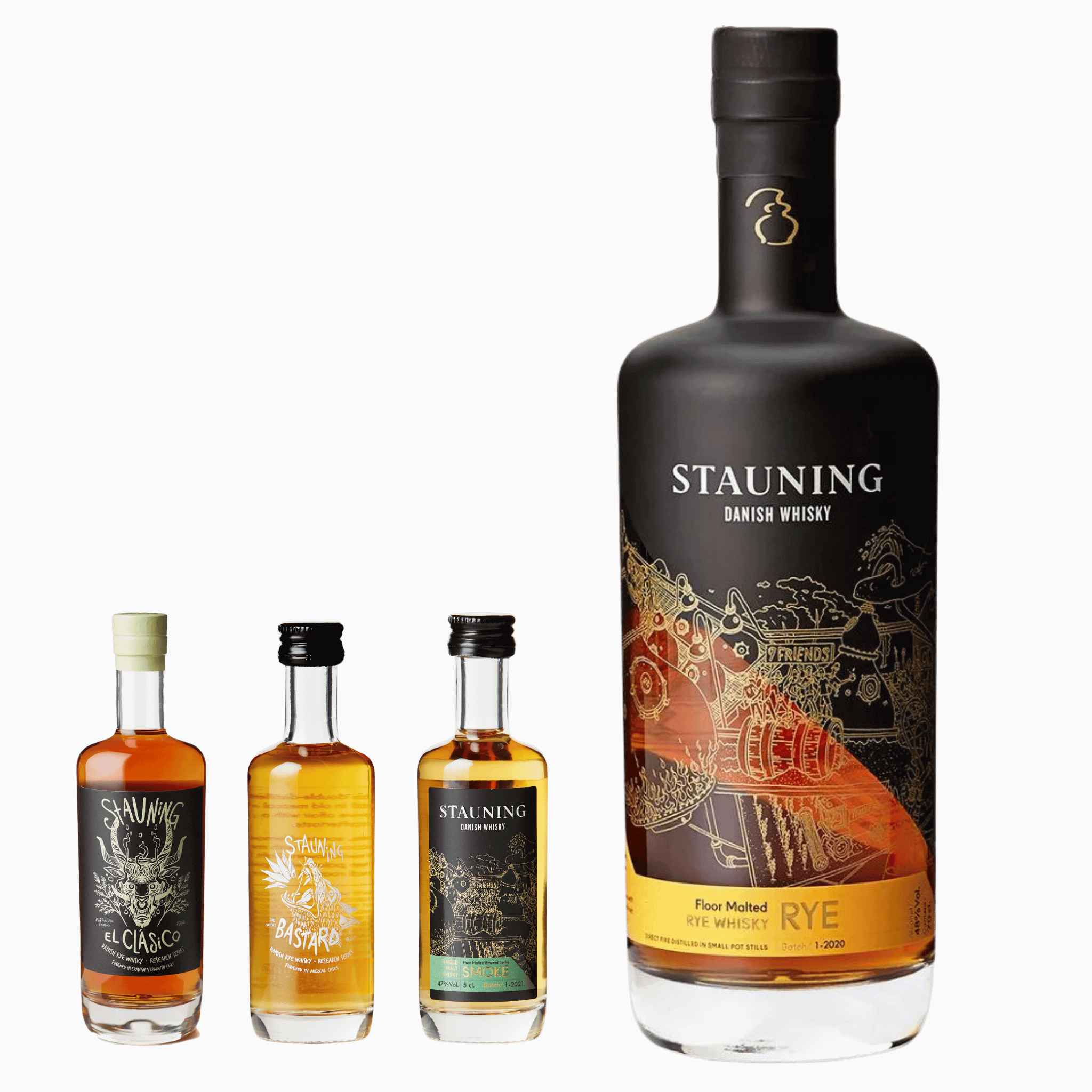 Stauning Whisky Geschenkset – Rye & Tasting-Set