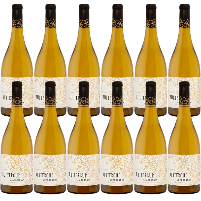 12 Flaschen Buttercup Chardonnay Weißwein