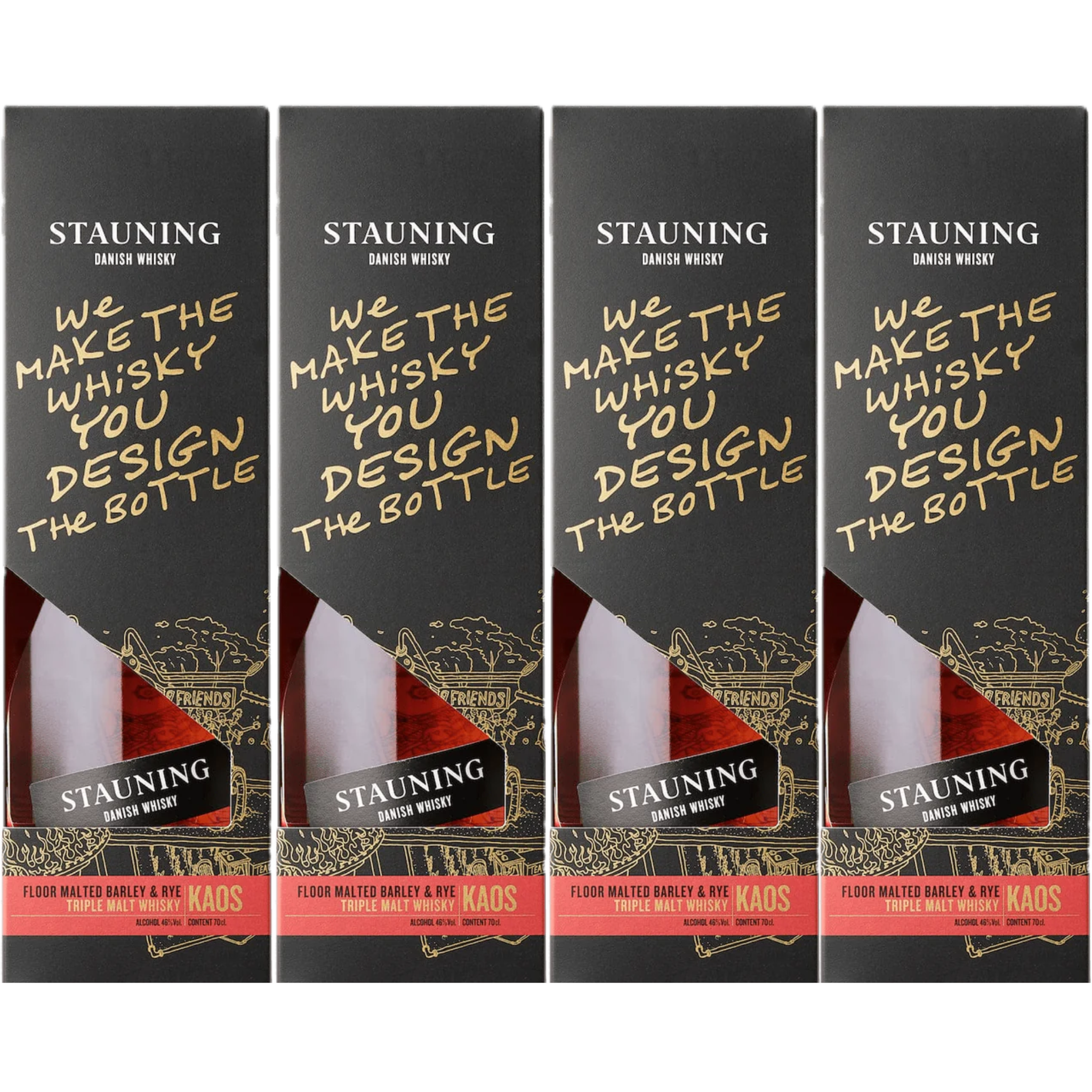 Stauning KAOS 4er-Set – Limitierte Design Edition