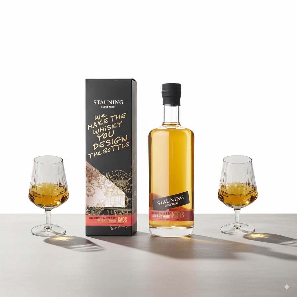 Stauning Kaos Whisky & The Bullet Gläser im Set