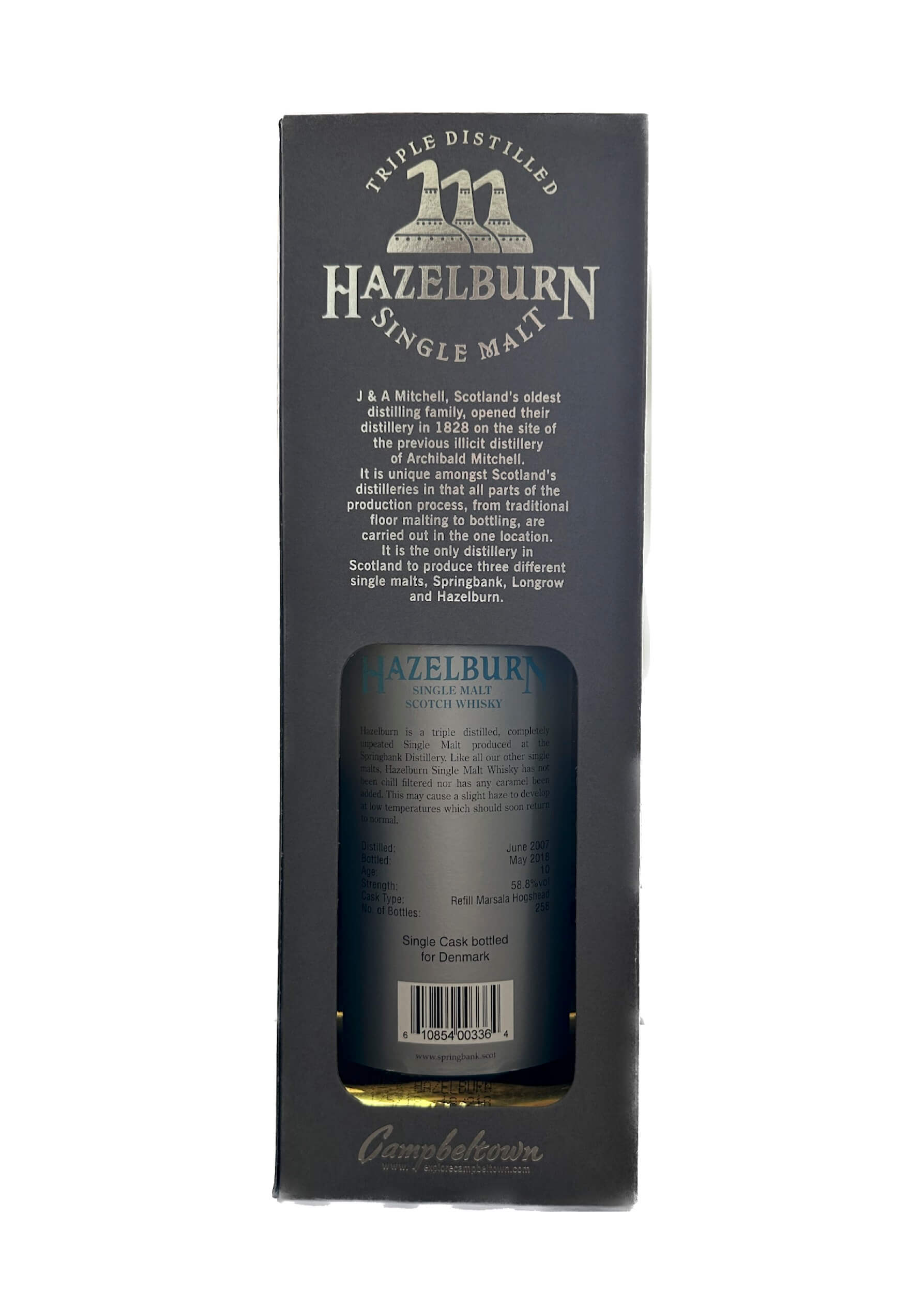 Hazelburn 10 Years old Single Malt (2018) – Eine Seltenheit