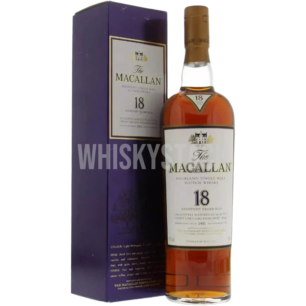 Macallan 18 Year Old - Sherry Oak - 1991