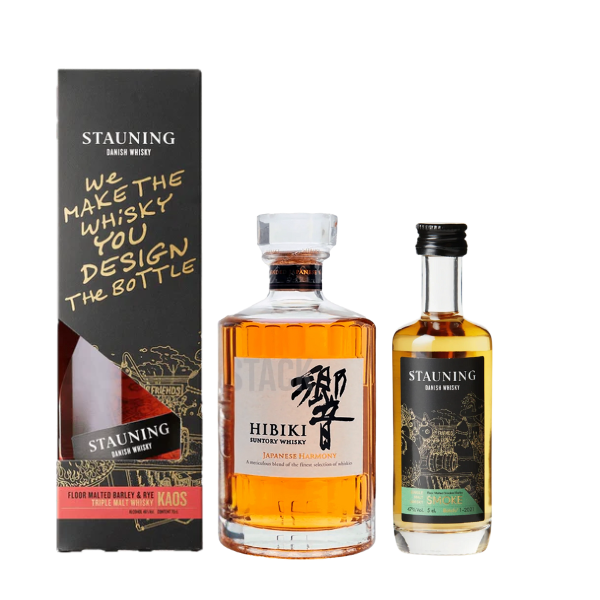 Stauning KAOS Design Edition & Hibiki Japanese Harmony & Stauning Smoke