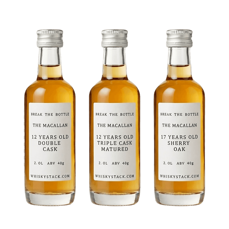Break the Bottle – The Macallan  12 Year Trio (3 × 2 cl)