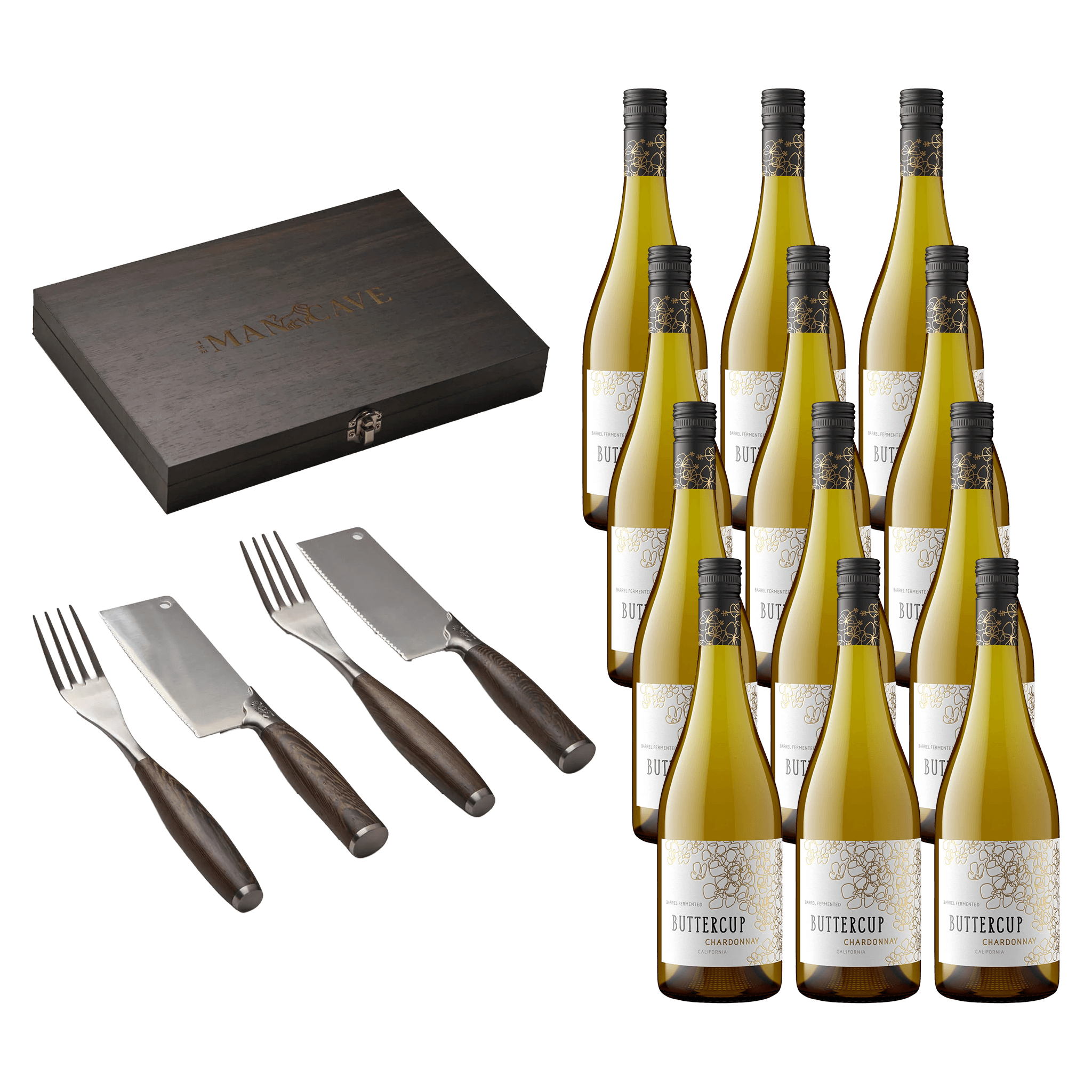 Buttercup Chardonnay 12er-Paket inkl. Geschenk