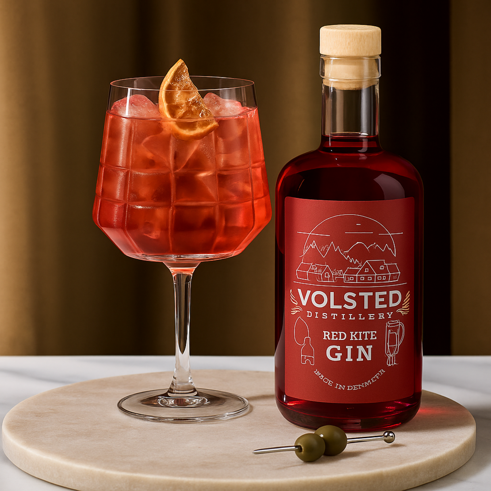 Red Kite Gin Set mit Gläsern – Sommer im Glas