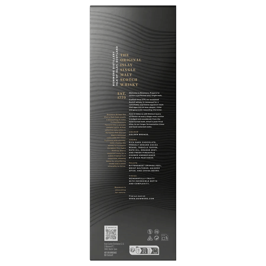 Bowmore 18 Sherry Oak Cask – Single Malt Whisky