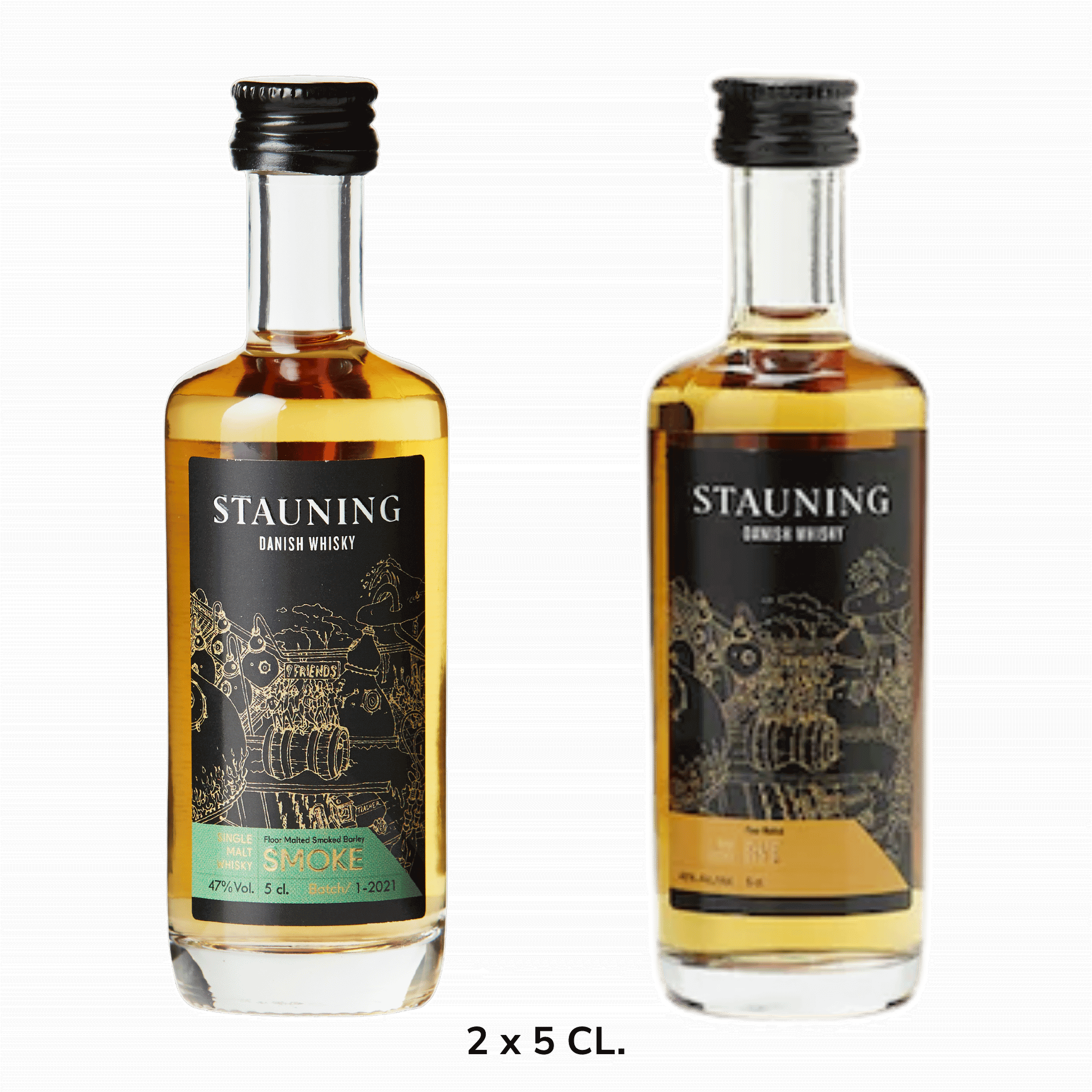 Stauning Whisky Tasting-Set – Smoke & Rye Miniaturen