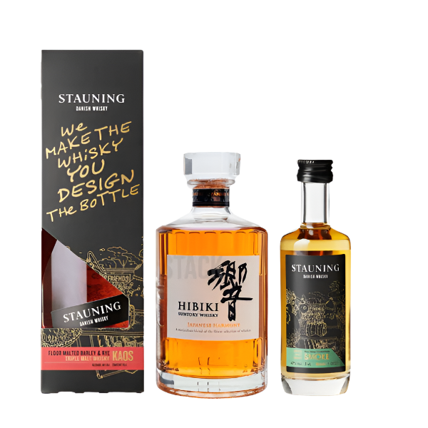 Stauning KAOS Design Edition, Hibiki Japanese Harmony & Stauning Smoke 5 cl