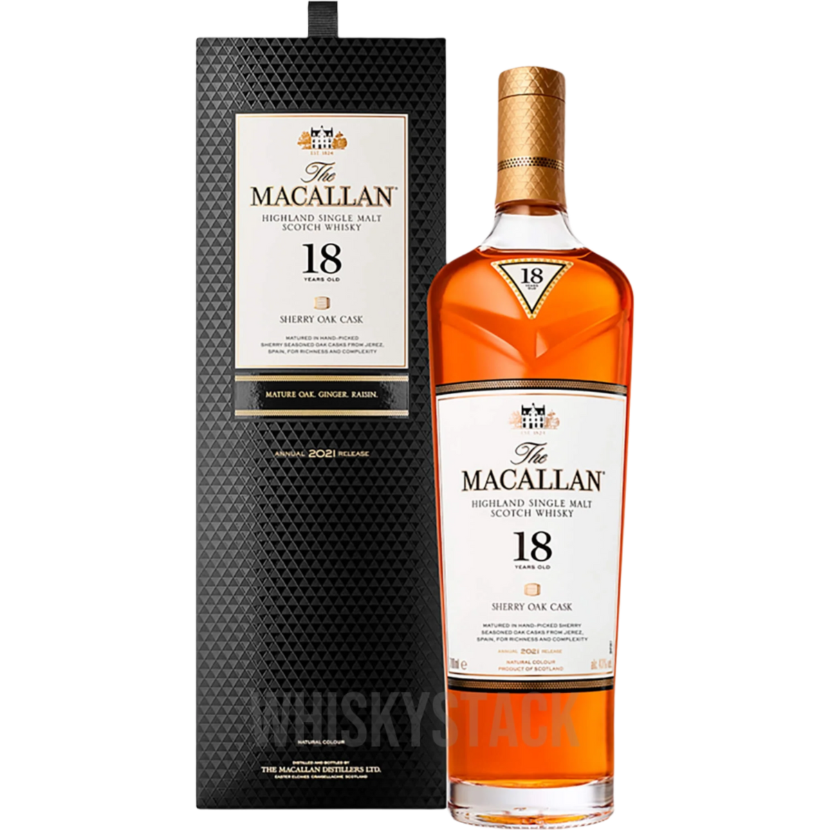 The Macallan 18 Years old Sherry Oak 2021 – Edler Single Malt Whisky