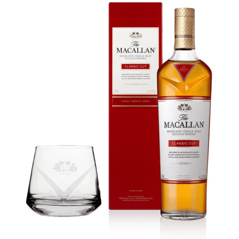 The Macallan Classic Cut 2024 + Macallan Tumbler-Glas