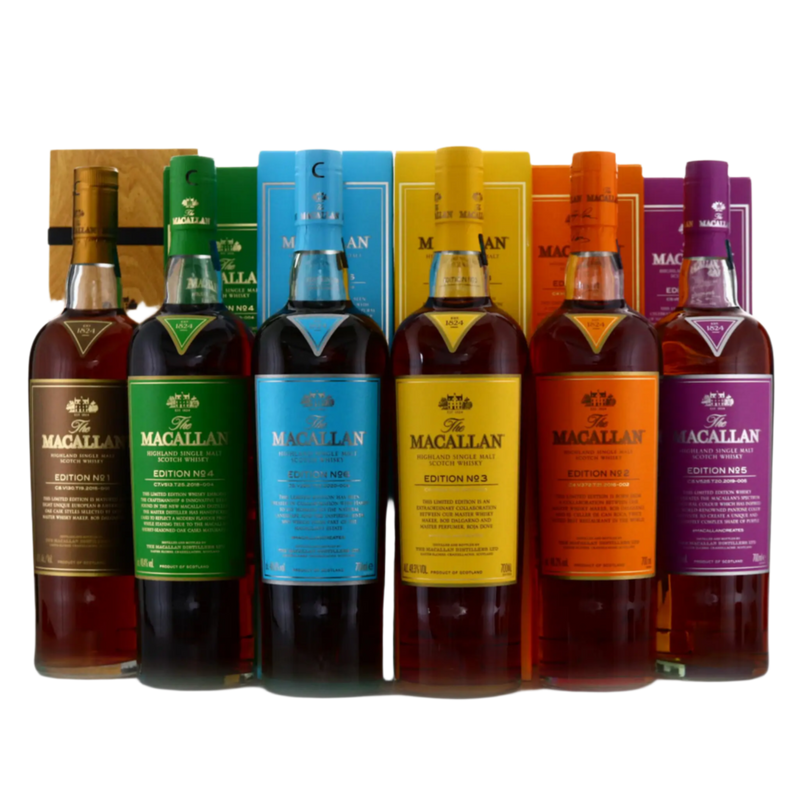 The Macallan Edition 1-6 als exklusive limitierte Probier-Edition