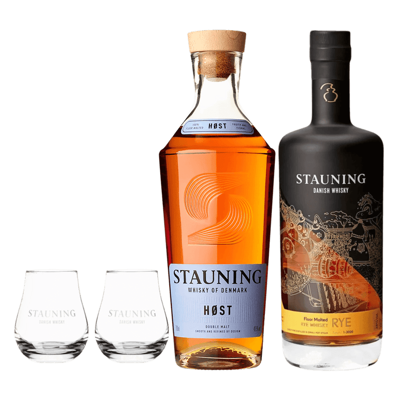 Angebot – 1 Stauning Rye und 1 Stauning Høst inkl. 2 Whiskygläser