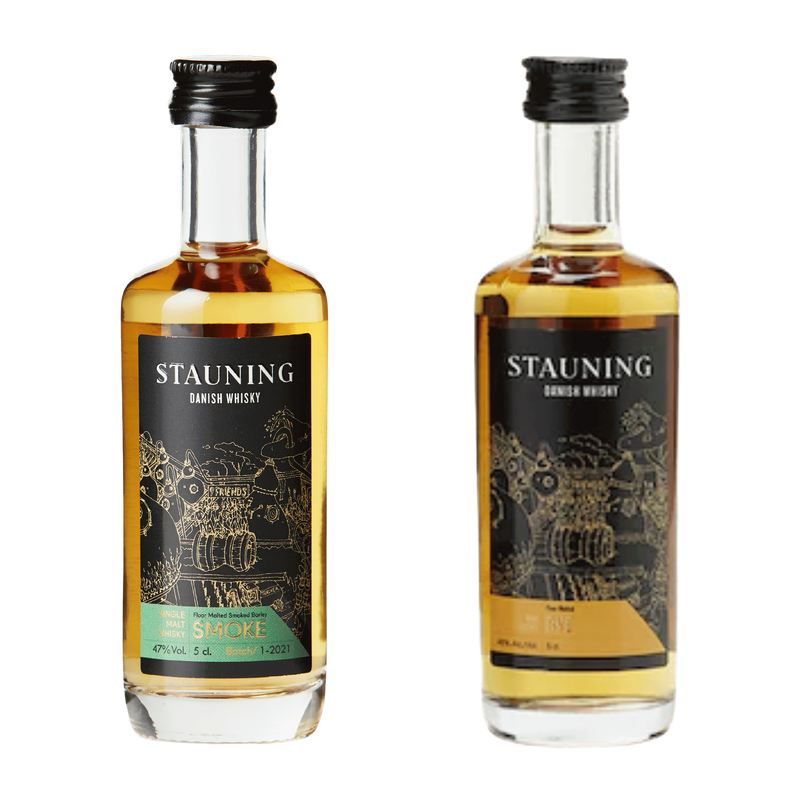 Stauning Whisky Smoke & rye Pakke 2 x 5 cl